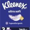 Ultra Soft Facial Tissues, 3 Flat Boxes, 120 Tissues per Box, 3-Ply (360 Total Tissues), Packaging May Vary - Image 2