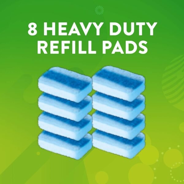 Flushable Toilet Wand Refills, Fresh Brush Heavy Duty Toilet Cleaner Refill Pads, Cleans Limescale & Fights Odors, Citrus Scent, 8 Count, Pack of 1 - Image 5