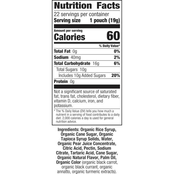 Annie'S Sour Bunnies Fruit Flavored Kids Snacks, Cherry, Lemon and Orange Flavors, School Lunch Snacks Value Pack, 22 Ct, 15.4 Oz - Image 9